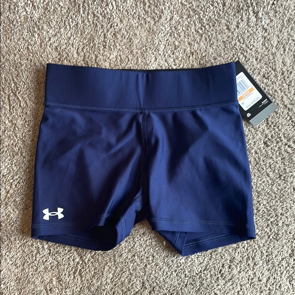 Under Armour Navy Blue Compression Shorts